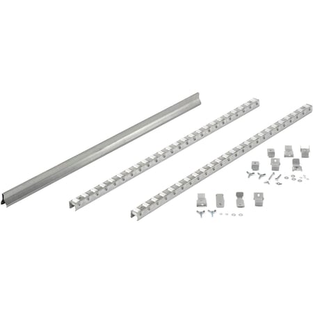 Global Industrial Gravity Carton Flow Roller Track Kit 36in 184199